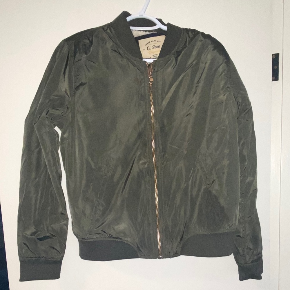 Fleece Lined Bomber Jacket